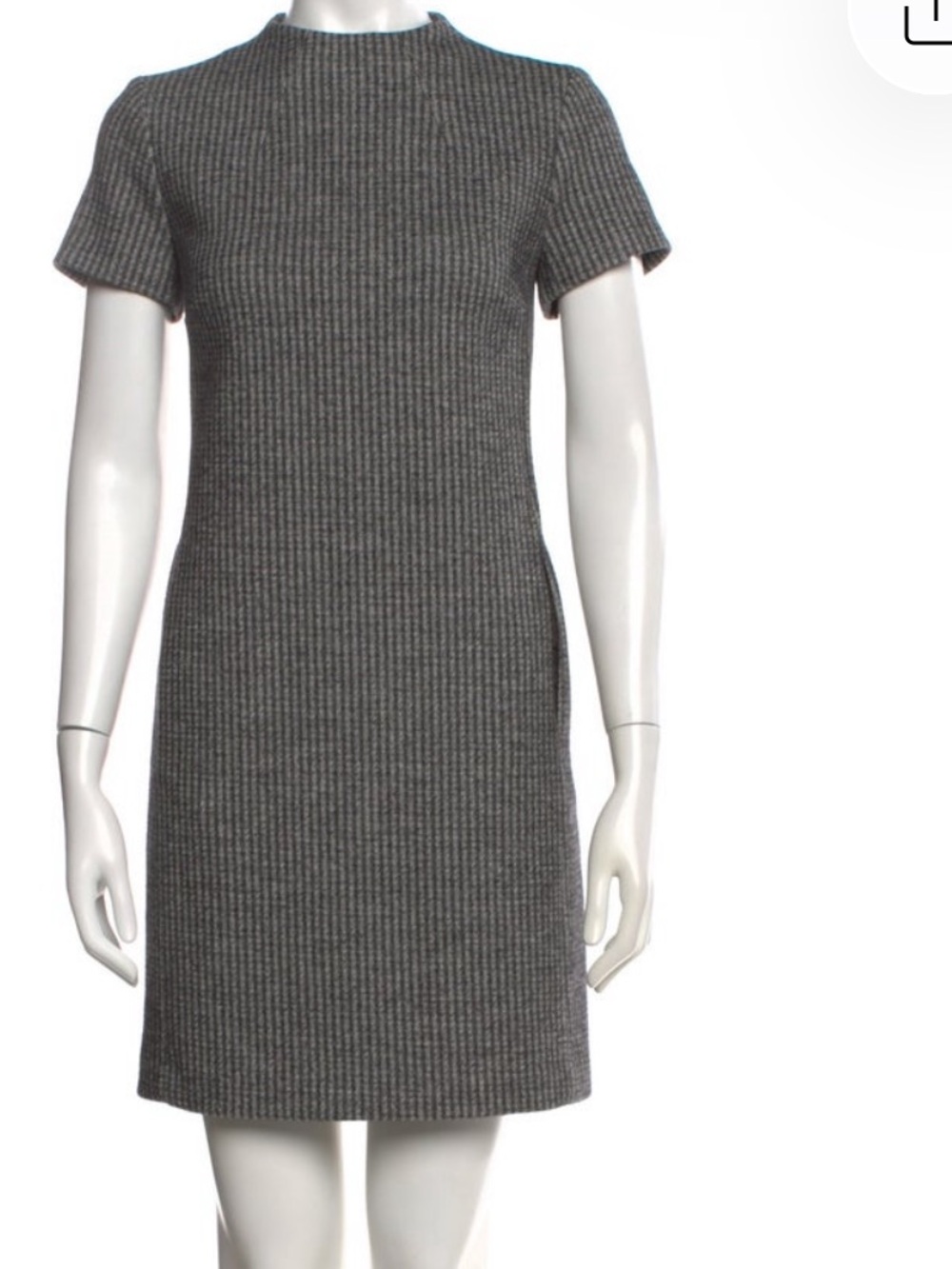 Theory Jasneah Tweed Shift Mini Dress Size 8 Work Office Sheath